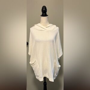 Standard James Perse boxy hooded waffle knit top. Size XL